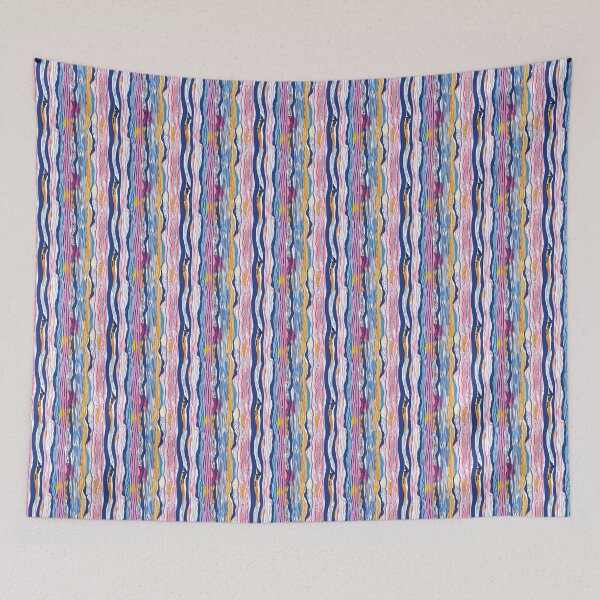 Item preview, Modern Hatching in Dynamic Waves designed and sold by MidArtForge.