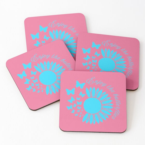 Item preview, Neon Turquoise Enjoy the Butterflies designed and sold by DreamsArtwear.