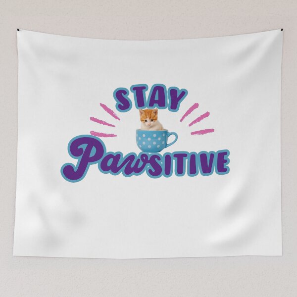Item preview, stay Pawsitive & Pawsitive Cats & Stay Pawsome  designed and sold by goodFather4ever.