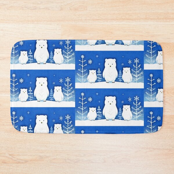 Item preview, Cute Winter Animal Pattern - Funny Holiday  designed and sold by Earth Nature Creations.