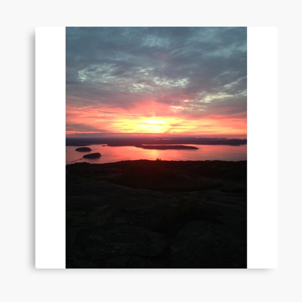 Item preview, mountain sunrise designed and sold by chickflickcomfort.