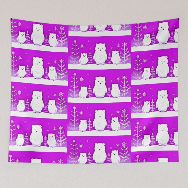 Item preview,  Winter Animal Pattern - Funny Holiday  designed and sold by Earth Nature Creations.