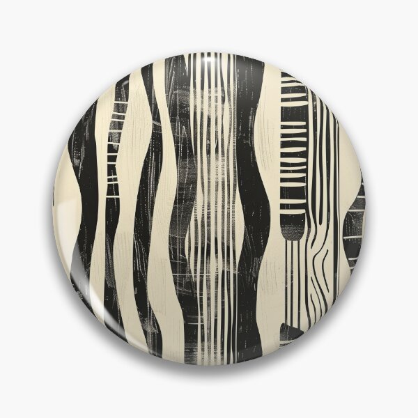 Item preview, Modern Hatching in Dynamic Waves designed and sold by MidArtForge.