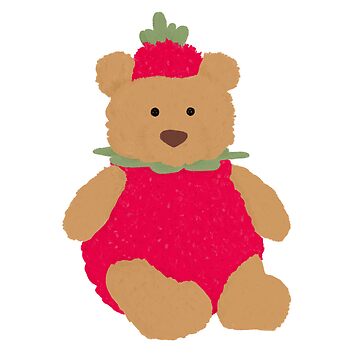 Vorschaubild zum Design Süßer Erdbeer-Teddybär-Plüschtier Jellycat von adriekins