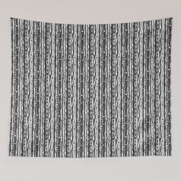 Item preview, Modern Hatching in Dynamic Waves designed and sold by MidArtForge.