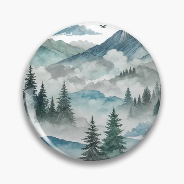 Item preview, Serene Mountainscape designed and sold by MySignatureItems.