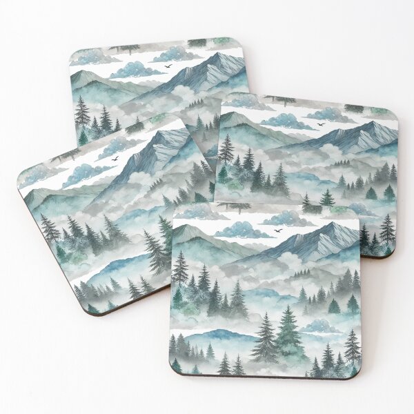 Item preview, Serene Mountainscape designed and sold by MySignatureItems.