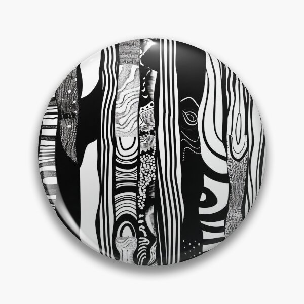 Item preview, Modern Hatching in Dynamic Waves designed and sold by MidArtForge.