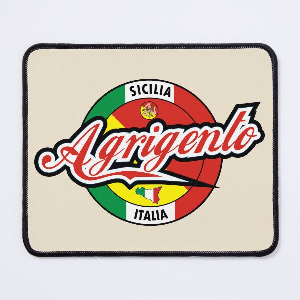 Item preview, Agrigento Sicilia Italia lettering flag designed and sold by studioss76.