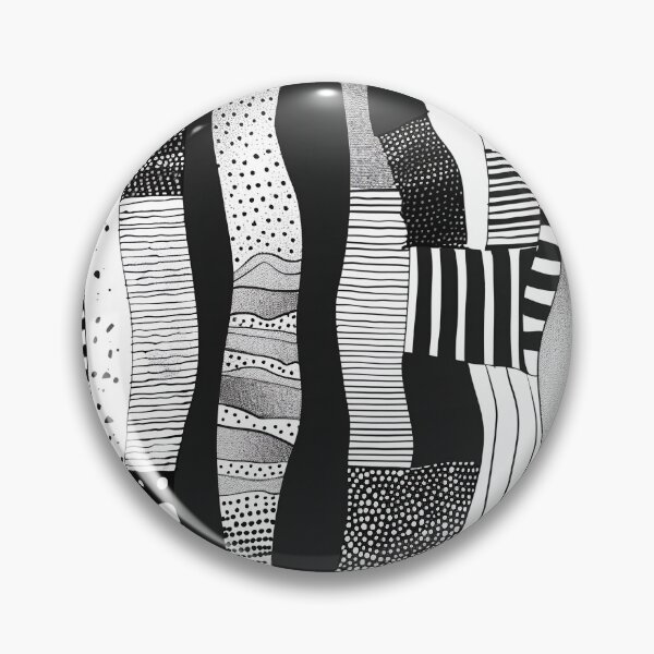 Item preview, Modern Hatching in Dynamic Waves designed and sold by MidArtForge.