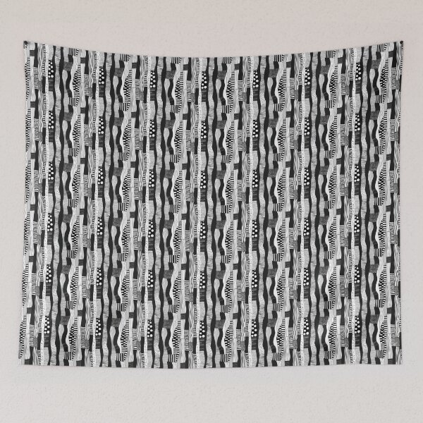 Item preview, Modern Hatching in Dynamic Waves designed and sold by MidArtForge.