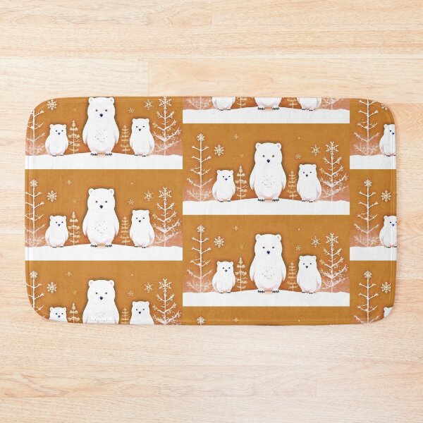 Item preview, Retro Winter Animal Pattern - Funny Holiday  designed and sold by Earth Nature Creations.