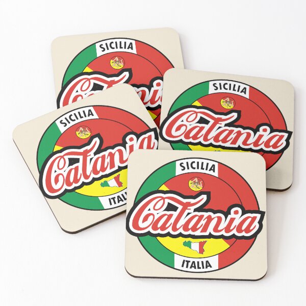 Item preview, Catania Sicilia Italia lettering flag designed and sold by studioss76.