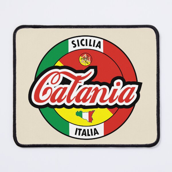 Item preview, Catania Sicilia Italia lettering flag designed and sold by studioss76.