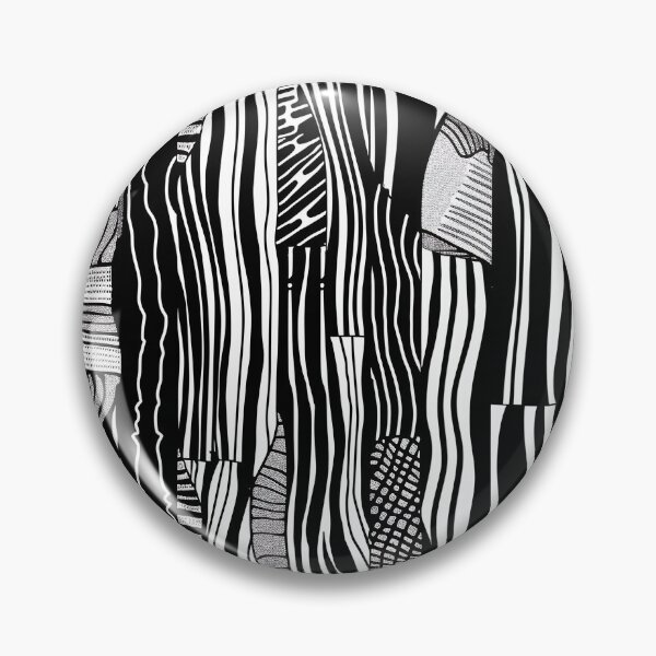 Item preview, Modern Hatching in Dynamic Waves designed and sold by MidArtForge.