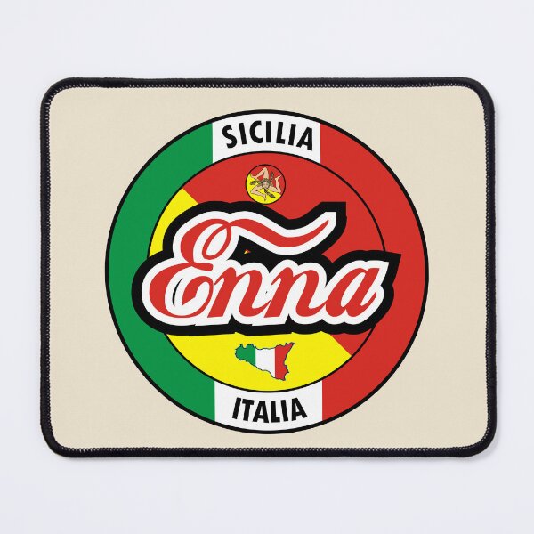 Item preview, Enna Sicilia Italia lettering flag designed and sold by studioss76.