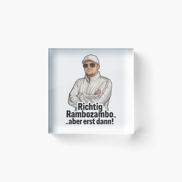 Item preview, Meme - Richtig Rambozambo! Stefan Raab designed and sold by Kampendesigns.