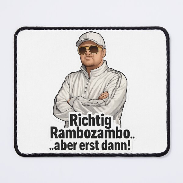 Artikelvorschau, Richtig Rambozambo! Stefan Raab Meme entworfen und verkauft von Kampendesigns.