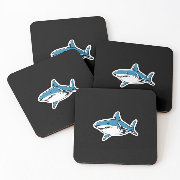 Item preview, Clear Background Great White Shark Vinyl Sticker designed and sold by AuraMotivate.