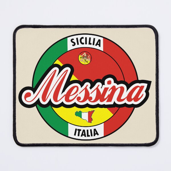 Item preview, Messina Sicilia Italia lettering flag designed and sold by studioss76.