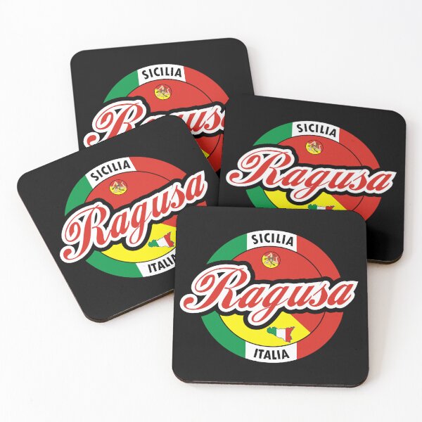 Item preview, Ragusa Sicilia Italia lettering flag designed and sold by studioss76.