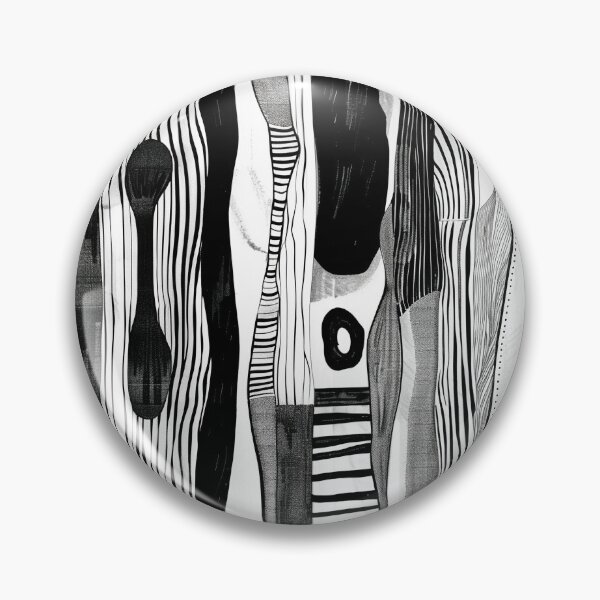 Item preview, Modern Hatching in Dynamic Waves designed and sold by MidArtForge.
