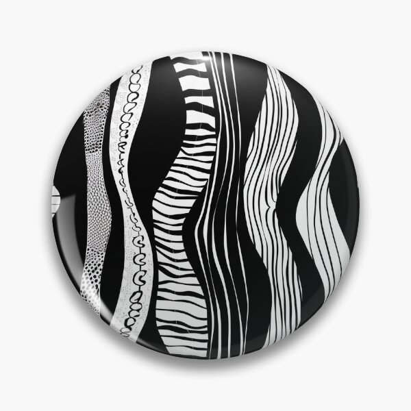 Item preview, Modern Hatching in Dynamic Waves designed and sold by MidArtForge.