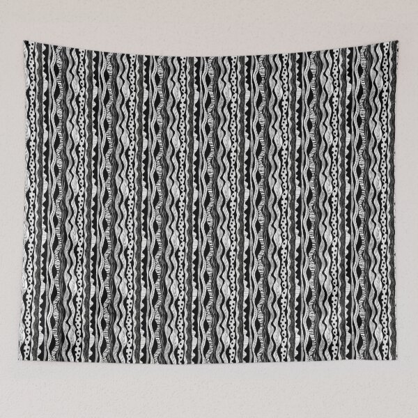 Item preview, Modern Hatching in Dynamic Waves designed and sold by MidArtForge.