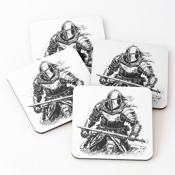 Item preview, Knight Crusader Templar Armored Fighter Medieval Warrior designed and sold by inkoutninja.