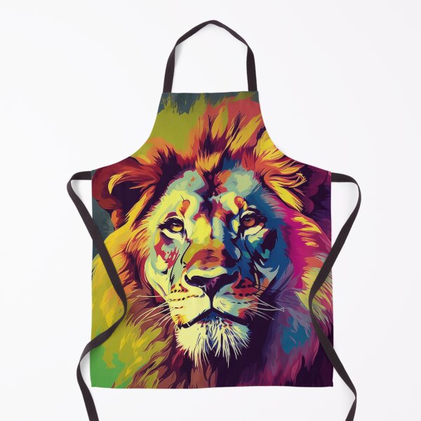 Item preview, Lion Popart designed and sold by RedHandedOD.