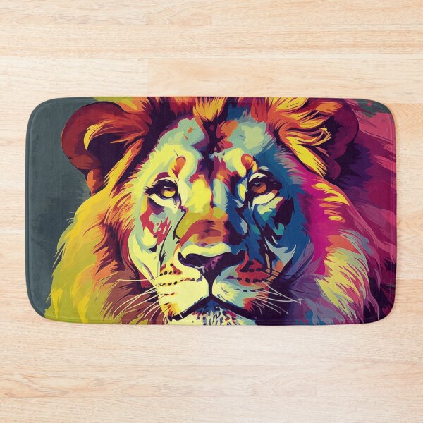 Item preview, Lion Popart designed and sold by RedHandedOD.