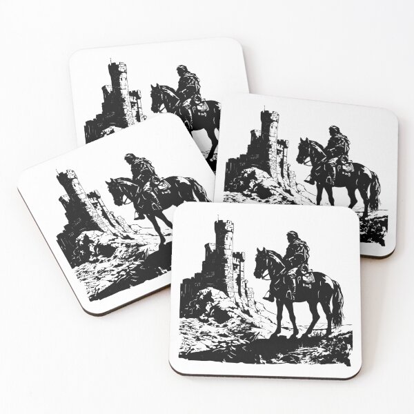 Item preview, Medieval Knight Crusader Horseback Armor Palace Castle designed and sold by inkoutninja.