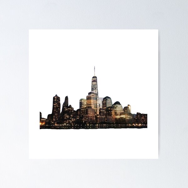 Item preview, new york city skyline designed and sold by chickflickcomfort.