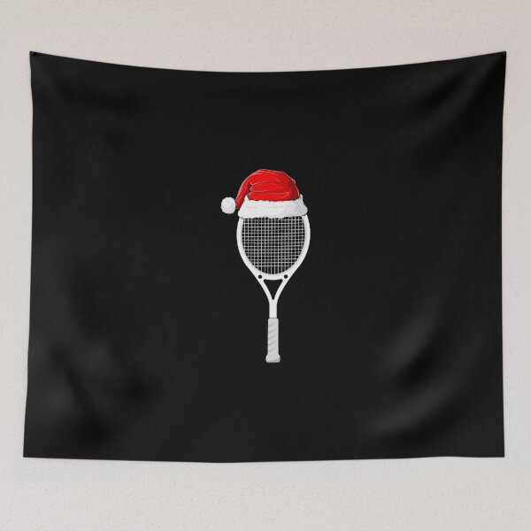 Item preview, Xmas Santa Hat Tennis Racket Christmas Tennis designed and sold by miaa-artistshop.
