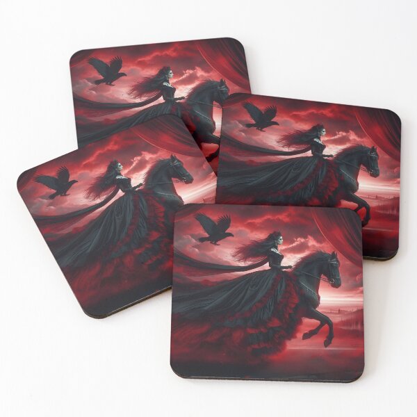 Item preview, The Dark Valkyrie – Goth Rider of the Shadows designed and sold by GothicRubette.
