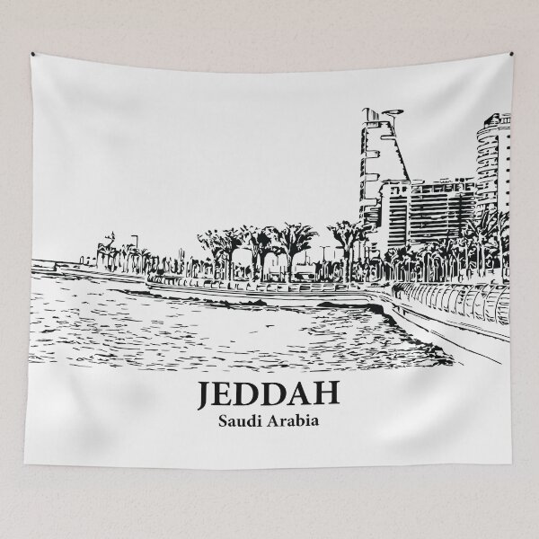 Item preview, Jeddah - Saudi Arabia designed and sold by Lakeric Cityscapes.
