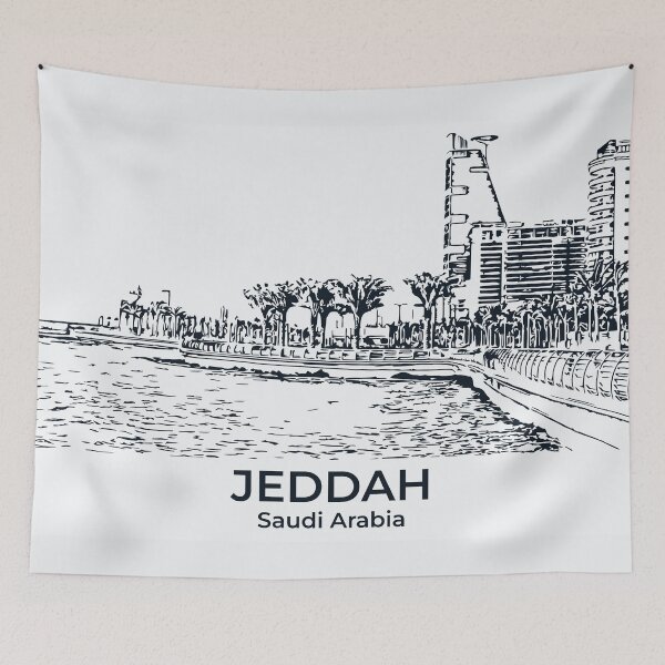 Item preview, Jeddah - Saudi Arabia designed and sold by Lakeric Cityscapes.