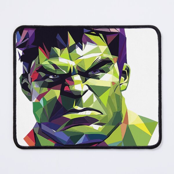 Item preview, Abstract Faceted Hulk: Intense Expression Study designed and sold by SAMNagy.