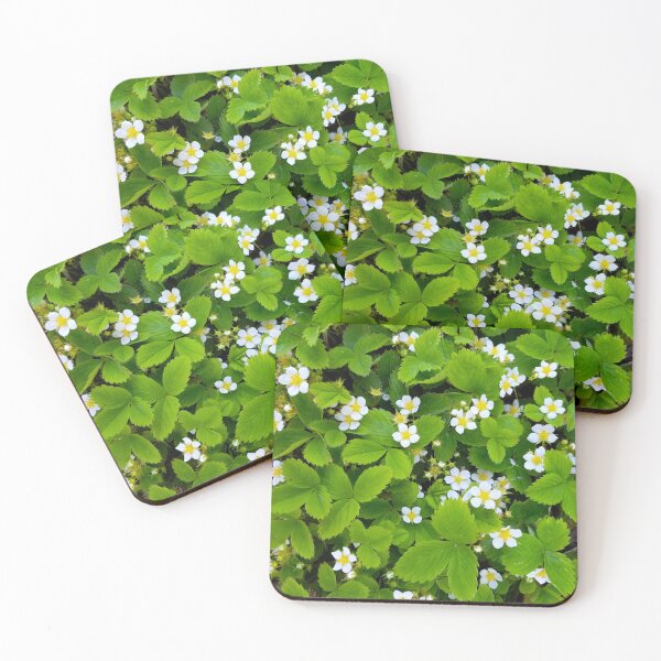 Item preview, Blooming Wild Strawberries designed and sold by bjtomiko.
