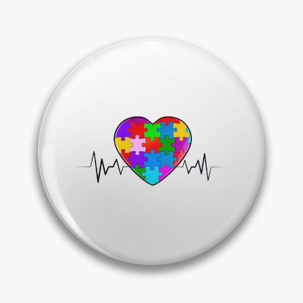 Item preview, Love Heart Puzzle Acceptance Awareness designed and sold by Run to Creations.