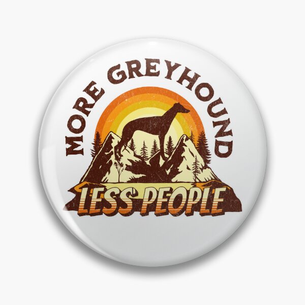 Artikelvorschau, Mehr Windhund, weniger Menschen, Vintage, Wandern, Camping, Geschenk entworfen und verkauft von Guarddogdrive.