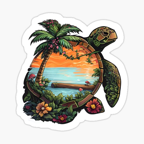 Artikel-Vorschau von Tropicana Tortuga, designt und verkauft von CoralAndCattle.