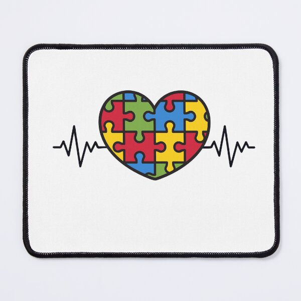 Item preview, Autism Heart Beat Kids Puzzle designed and sold by Run to Creations.