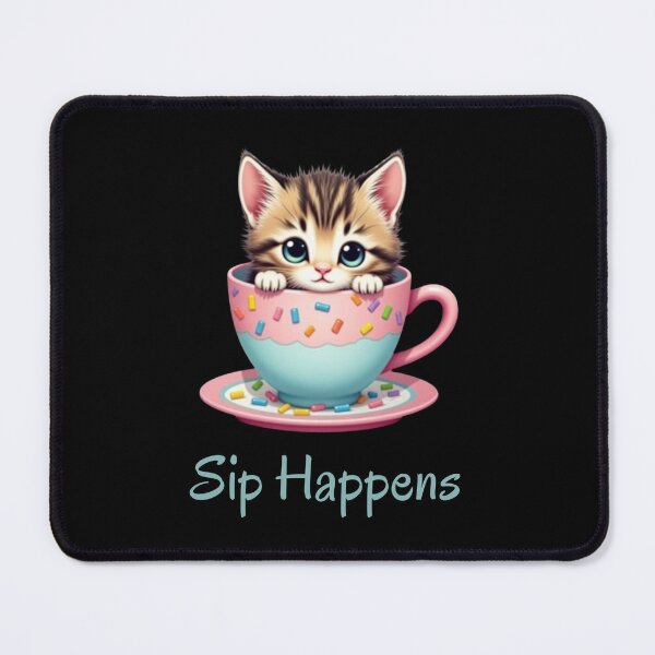 Item preview, Sip Happens designed and sold by Crazy Before Cats.