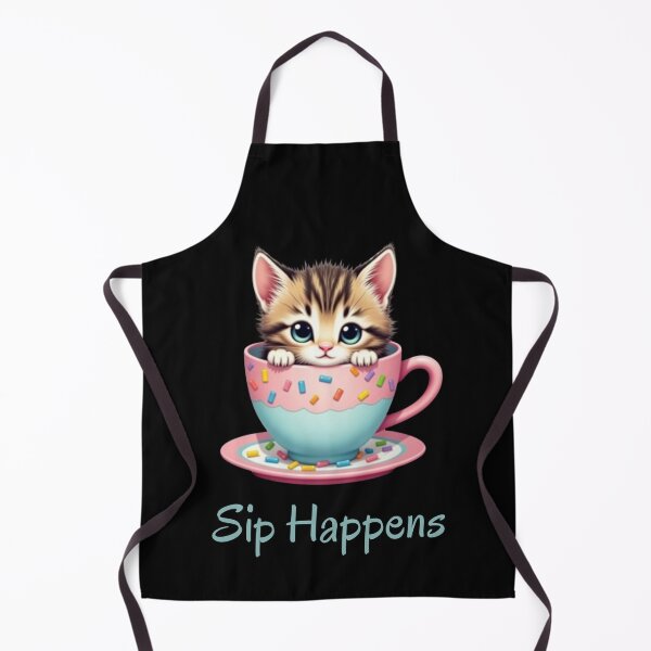 Item preview, Sip Happens designed and sold by Crazy Before Cats.