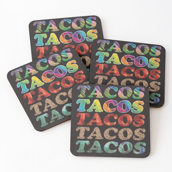 Item preview, Vibrant Text - Tacos designed and sold by PVTCreations.