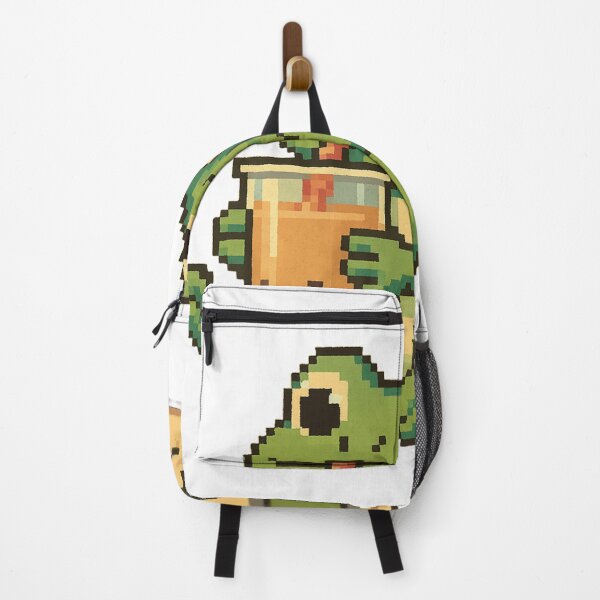 Item preview, Pixel Frog with Boba and Gameboy designed and sold by MindsInBloom.