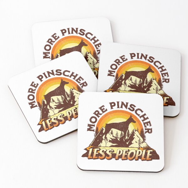 Item preview, More Doberman Pinscher Less People Vintage Hiking Camping Gift designed and sold by Guarddogdrive.