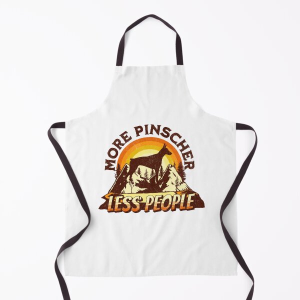 Item preview, More Doberman Pinscher Less People Vintage Hiking Camping Gift designed and sold by Guarddogdrive.