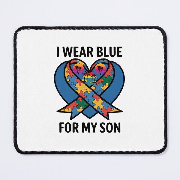 Item preview, Wear Blue for My Son – Autism Awareness for Men, Women, Kids & Moms designed and sold by Creations44.